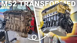 BMW Engine Transformation [M52B28] M50 Motor Restoration Timelapse | E30 Build | 045