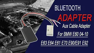 Bluetooth installation in BMW E60/E61 Cheap Bluetooth adapter from Aliexpress.