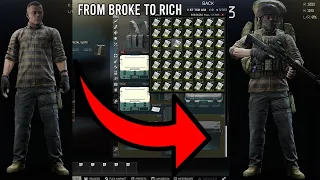 HOW i make MILLIONS of roubles (escape from tarkov money guide .13)