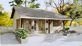 Small house design with 2 bedrooms only 8 x 6m | Exploring Tiny House