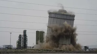 Explosive Demolition - South Bank Gas Holder and Junction Houses