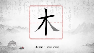 The Evolution of Chinese Character: 木(tree;wood)