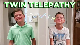 TWIN TELEPATHY | SIBLING TELEPATHY | HOW WELL DO YOU KNOW YOUR PARTNER