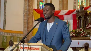 Bobi Wine Asabidde Chairman Nyanzi Okuzaala Abalongo mu Church e’Rubaga