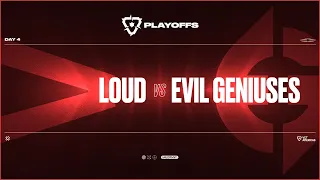 LOUD vs EG - VCT Americas Stage 1 - Playoffs Day 4 - Map 2