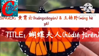 黄霄云(huángxiāoyún) & 王赫野(wánghèyě) -蝴蝶夫人(húdié fūrén - Madame Butterfly)【动态歌词PINYIN & ENGLISH LYRICS】