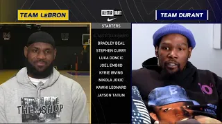 LeBron and KD make their first picks | NBA All-Star Draft
