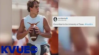 Nation's No. 1 recruit commits to UT: QB Arch Manning picks the Longhorns | KVUE