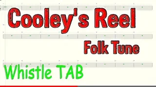 Cooley's Reel - Tin Whistle - Play Along Tab Tutorial