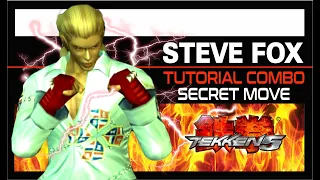 Tekken 5 - Steve Fox Combo Tutorial Secret Move - #tekken5 #steve #fyp