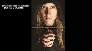 Alice In Chains' Jerry Cantrell Full Interview on MusicRadar (February 17, 2010)