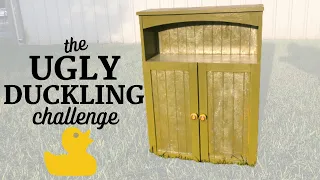 COMPLETE TRANSFORMATION CABINET MAKEOVER | Ugly Duckling Challenge | Trash to Treasure