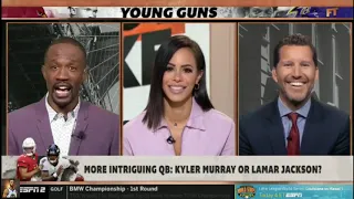 First Take 8/16/19 - Max Kellerman detabe: Kyler Murray or Lamar Jackson: More intriguing QB?