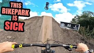 THIS BIKE PARK IS SICK - HUGE JUMPS AND FULL SPEED MTB TRAILS!