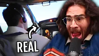 CRASHING A REAL PLANE IRL (not really) (ft. Austin Show)