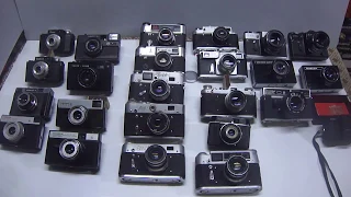 Пленочные фотоаппараты ссср коллекция.