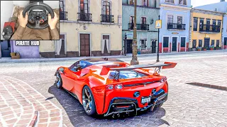 1400HP Ferrari SF90 Stradale | Forza Horizon 5 | Steering Wheel Gameplay