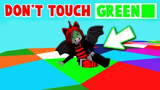 Roblox Color Block but you CAN'T TOUCH GREEN!