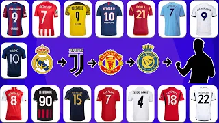 (Part 2)Guess the player by their jersey, song, and club transfer|Ronaldo, Messi, Neymar