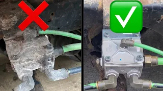 Air relay valve leaks air. How to replace it like a boss!