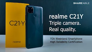 Realme C21Y Unboxing | 4GB+64GB | New Processor Unisoc T610 | Shareable PK