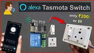 Home Automation using ESP01 ESP8266 Tasmota Alexa control Relay - IoT Project 2023