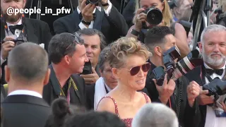 Sharon Stone on the red carpet in Festival de Cannes for the screening of Elvis - 25.05.2022