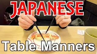 Modern Japanese Table Manners