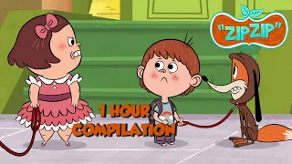 Gracie and Alphie's walk | Zip Zip English | Full Episodes | 1H | S1 | Cartoon for kids