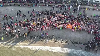 New Year Dip 2021 - Port Erin, Isle of Man