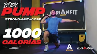 Circuito DESTRUCOR DE GRASA QUEMA 1000 CALORÍAS!! 🤩 FUERZA + HIIT + CORE 🔥