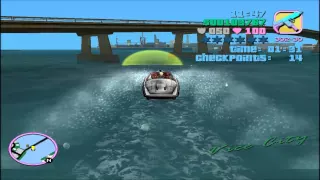 GTA Vice City - Stunt Boat Challenge (100% Completion Walkthrough)