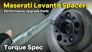 How Much Torque 2023 Maserati Levante Wheel Spacers Are Safe? | BONOSS Maserati Performance Upgrades