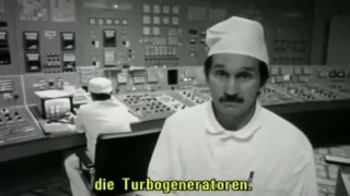 Tour inside 3-rd working unit of Chernobyl Nuclear Power Station (video after disaster) - 1998