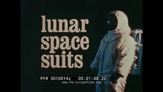 NASA APOLLO LUNAR SPACE SUIT DEVELOPMENT & FUNCTIONAL TESTS  1960s FILM   XD10014z