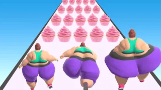 Fat 2 Fit - All Level Gameplay Android,ios game New Update Mobile Game New App Part10 (Levels 35-36)