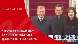 Shavkat Mirziyoev Janubiy Koreyada qanday kutib olindi?