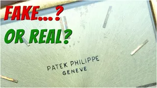 Does this Patek Philippe have a repainted dial?