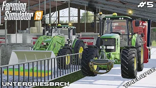 Feeding animals & selling grain | Animals on Untergriesbach | Farming Simulator 19 | Episode 5