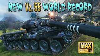 New Vz. 55 damage world record - World of Tanks