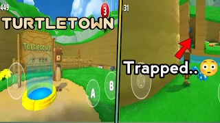 A bear 🐻 trapped in secret place 😳 in turtletown | super bear adventure gameplay