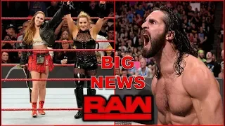 Wwe Monday Night Raw 24 December 2018 Ronda Rousey & Seth Rollins News Update 12/24/18