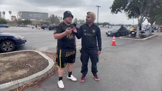 LA Galaxy vs LAFC (Away Game 1) Interviewing Fans