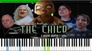 GRANNY CHAPTER 3 THE MUSICAL: THE CHILD - Random Encounters [Synthesia Piano Tutorial]