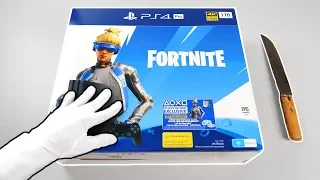 PS4 Pro "FORTNITE EDITION" Console Unboxing (Neo Versa skin bundle) Battle Royale PlayStation 4