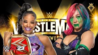 WWE WrestleMania 39 Bianca Belair vs Asuka Official Match Card | Full Match