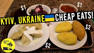 Kyiv, Ukraine FOOD TOUR!  (Hunting down your picks of the city's best cheap eats!) 🇺🇦