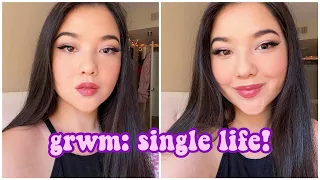get ready with me: being newly single, getting a cat, & life update!