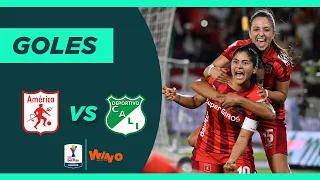 América vs Cali (3-1) Liga Femenina BetPlay 2022-1 |  Final vuelta