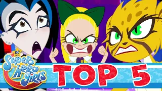 Top 5 Super Hero Fights ☄️| DC Super Hero Girls